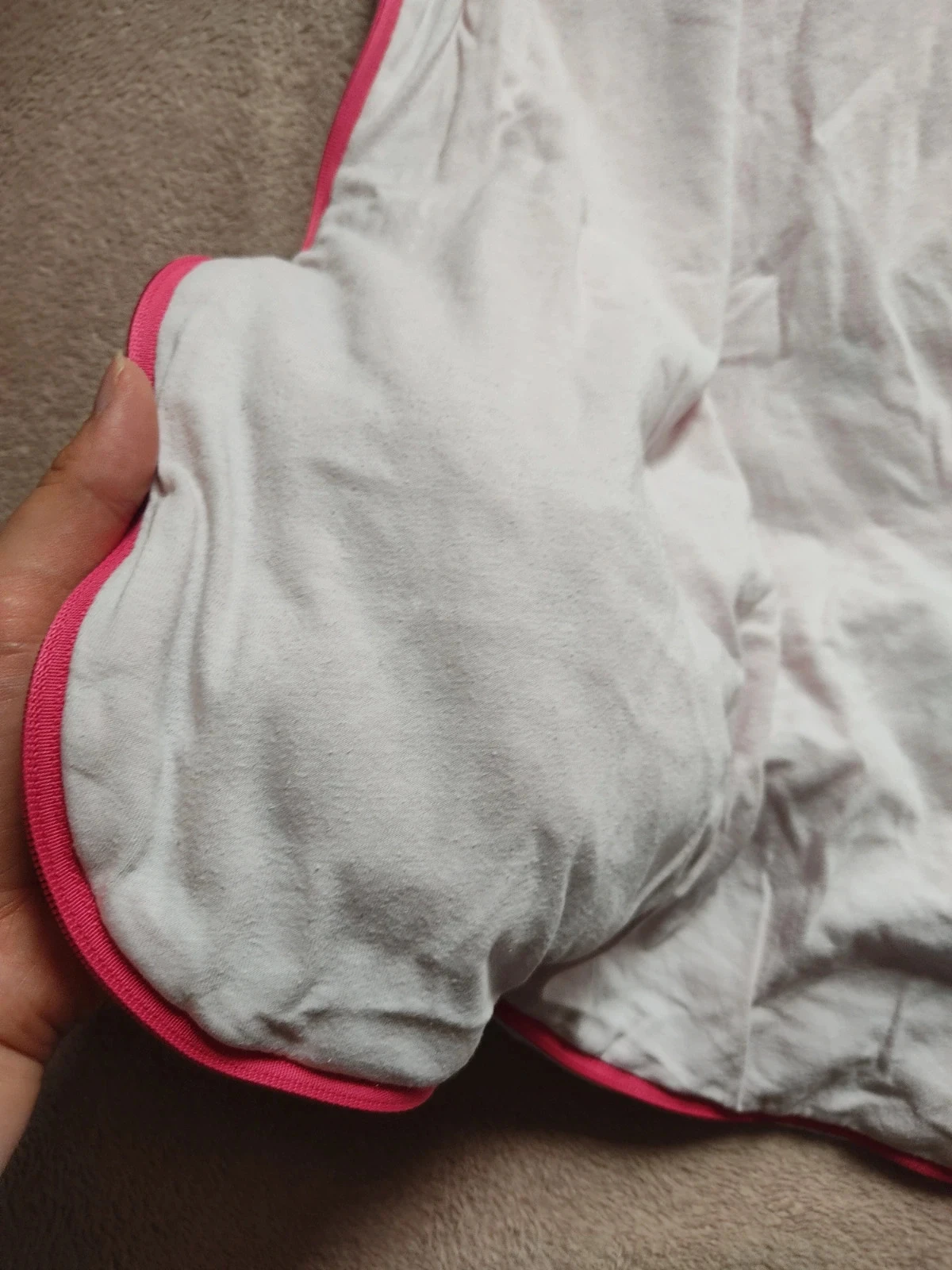 Pink velvet Kitchoun sleeping bag/swaddle - Size 6-24 months - Very good overall condition – photo 8